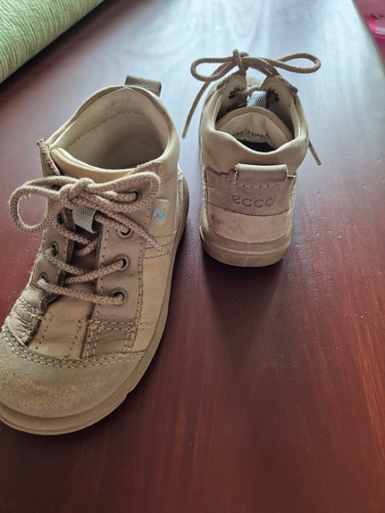 ECCO koko 23 lasten nahkakengät beige unisex