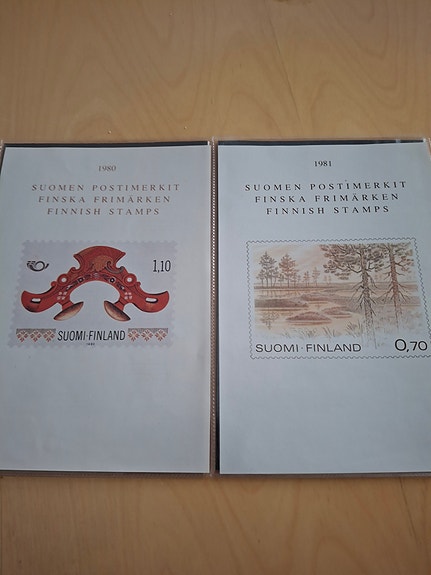Suomen Postimerkit Vuosilajitelmat 1980....
