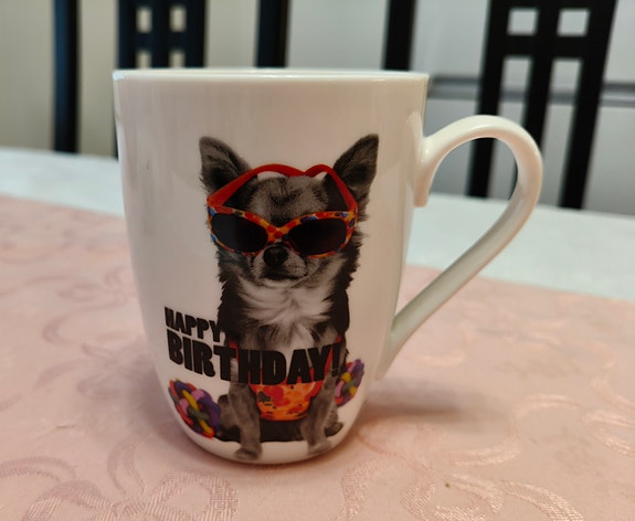 Chihuahua kahvikuppi, käyttämätön