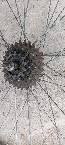 🔥🚴 Vanha retro vintage 26" 559 Takavanne Takaratas 6 lehtinen