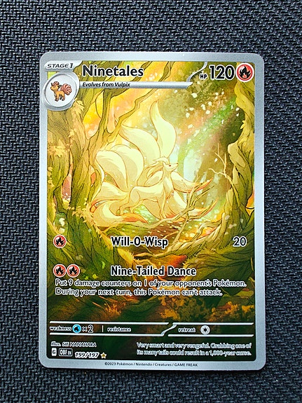 Pokmon Ninetales #199 illustration rare kortti | Tori