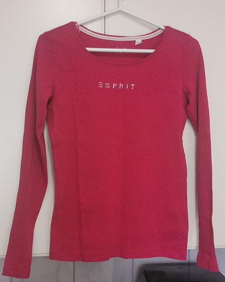 ESPRIT pitkähihainen paita L punainen