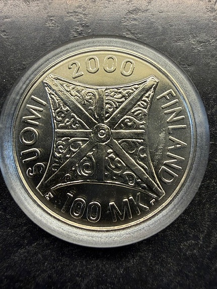 100 markkaa Kirkon Riemuvuosi 2000