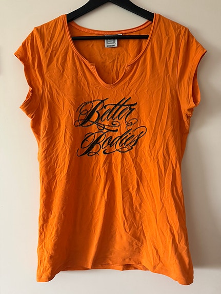 Better Bodies oranssi t-paita