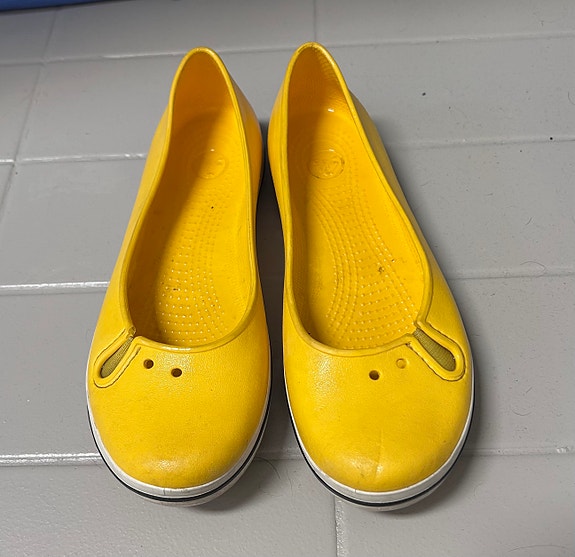 Crocs ballerinat koko 38 keltainen