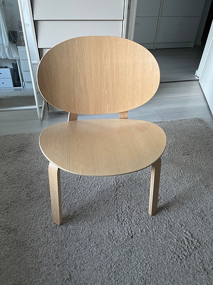 Ikea Fröset nojatuoli Vaalea Tammi. Voidaan tuoda