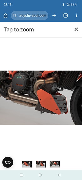 1290 super duke R belly pan