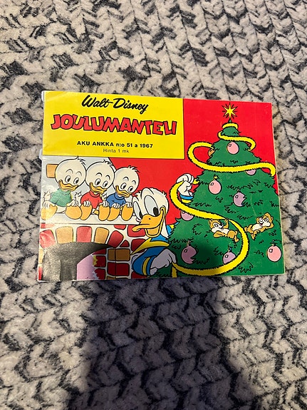 Walt Disney Joulumanteli Aku Ankka sarjakuva n:o 51/1967