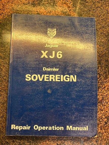 Jaguar XJ6 Daimler Sovereign Repair Operation Manual korjausopas