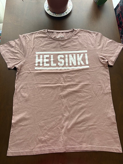Koton käyttämätön miesten/unisex Helsinki t-paita - koko XL