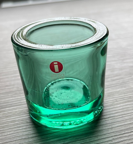 Iittala Kivi tuikkukippo vihreä