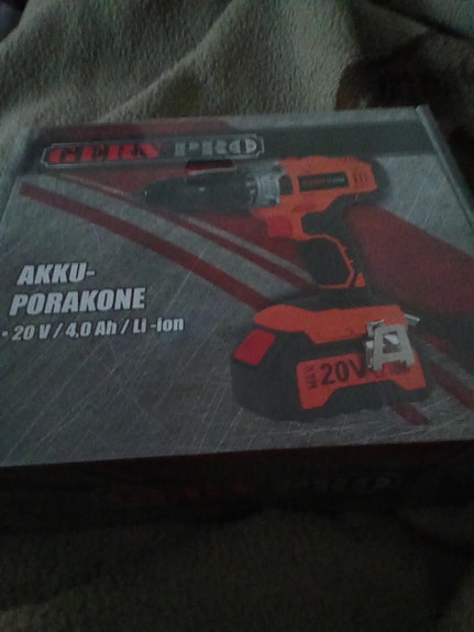 GERN PRO AKKUPORAKONE 4,0AH/50NM LITHIUM. Uusi.