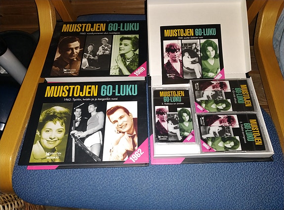 Muistojen 60-luku c-kasettikansiot