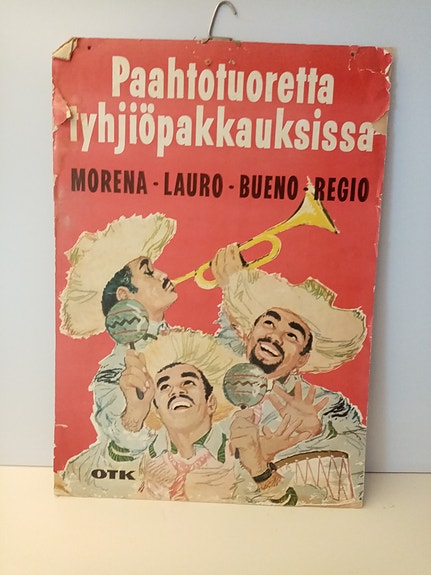 Vanha mainostaulu