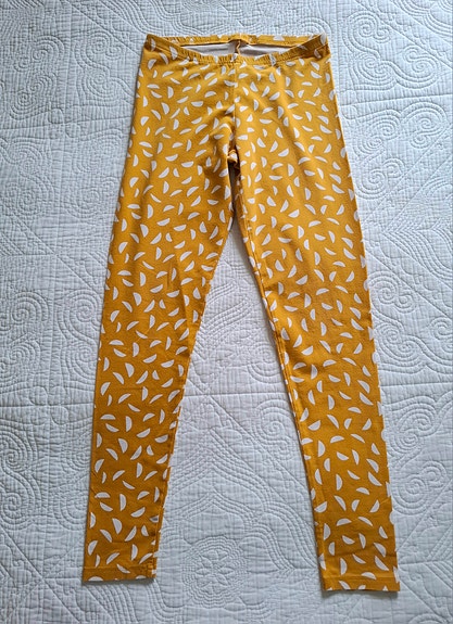 Nanso Leimasin leggins, koko S, väri keltainen