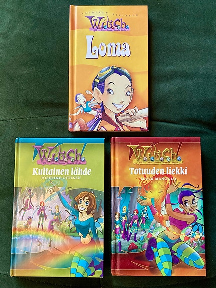 W.I.T.C.H.-kirjat 3 kpl – Kultainen lähde, Totuuden liekki, Loma