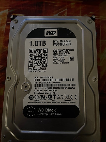 WD Black 1TB HDD