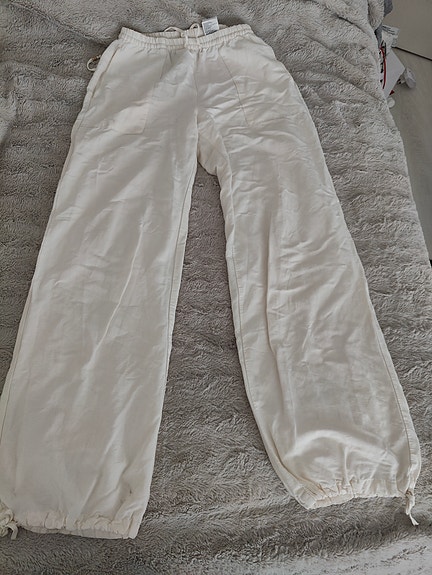 Pellavasekoite housut xs