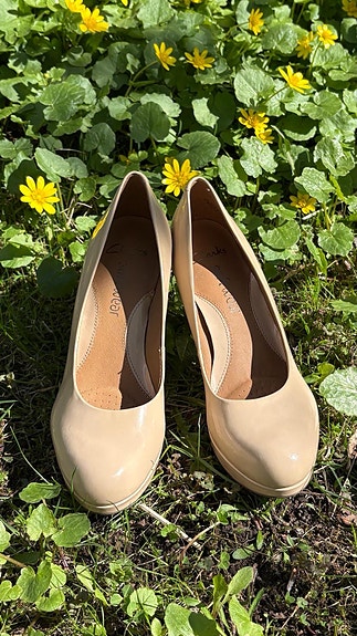 Clarks korkokengät koko 35 beige