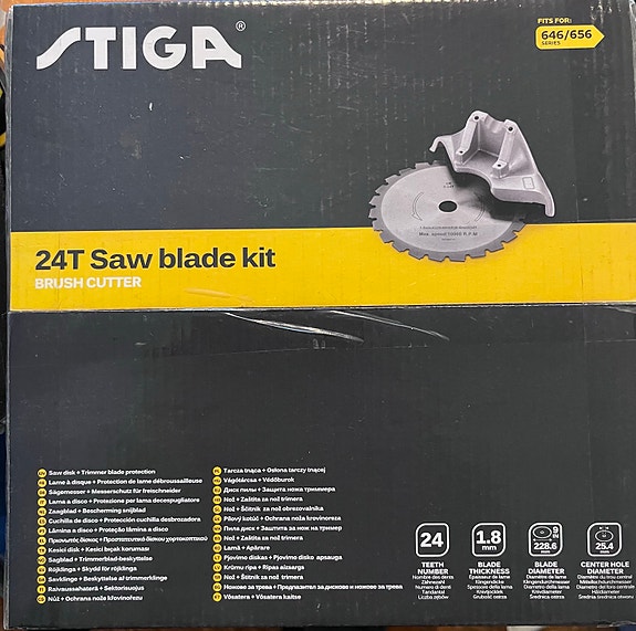 Stiga 24T Saw blade kit ruohotrimmerin teräsarja
