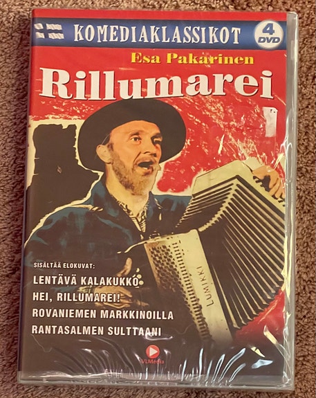 Komediaklassikot Esa Pakarinen Rillumarei 4xDVD