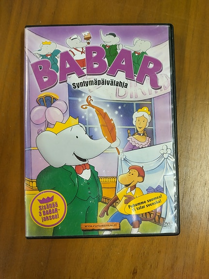 Babar syntymäpäivälahja DVD