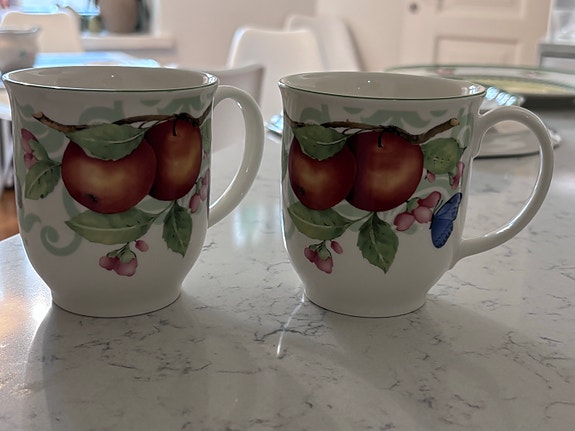 Villeroy & Boch hedelmäkuvioiset mukit