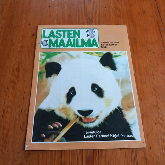 Lasten maailma : Lasten parhaat kirjat -kerhon jäsenlehti 1/89