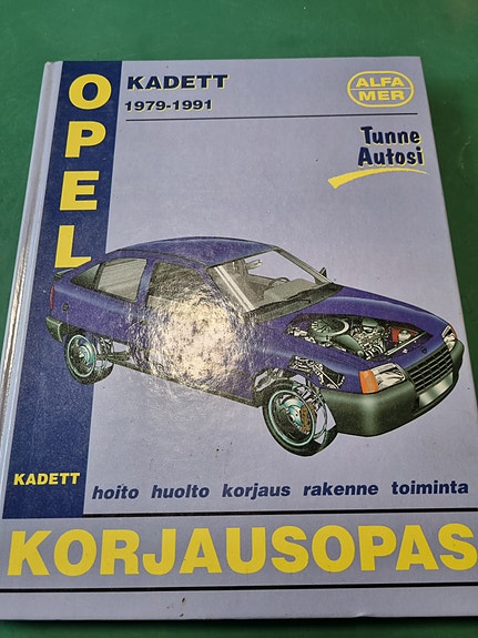 Opel Kadett 1979-1981 Korjausopas - Alfamer