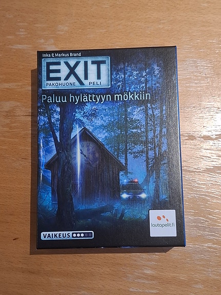 Exit pakohuonepeli Paluu hylättyyn mökkiin