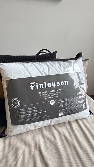 Finlayson ergonominen tyyny 50x60 cm
