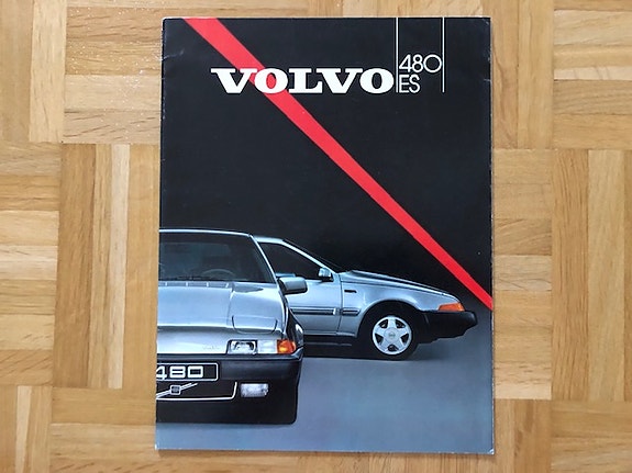 Esite Volvo 480 ES vuodelta 1986