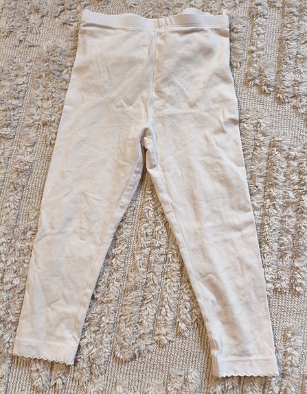 Valkoiset legginsit 86/92