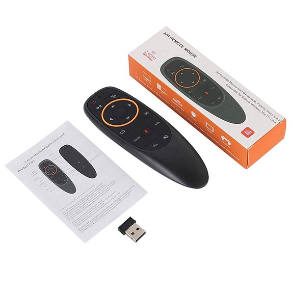 Air-Mouse kaukosäädin USB-vastaanottimella, Windows / MacOS / Android / Linux