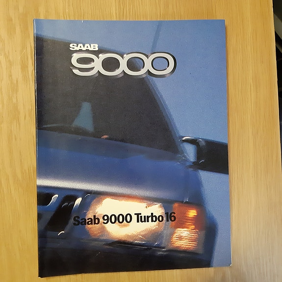 SAAB 9000 esitteet 1984-1988