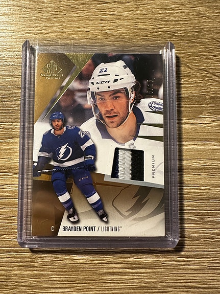 Upper Deck Premium Patches 5/15  Brayden Point Tampa Bay Lightning