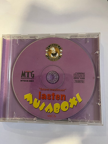 Lasten musaboxi CD-levy