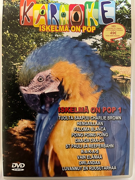 Karaoke Iskelmä on pop 1 DVD