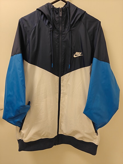 Nike Windrunner miesten takki L kirjava (sininen/valkoinen)