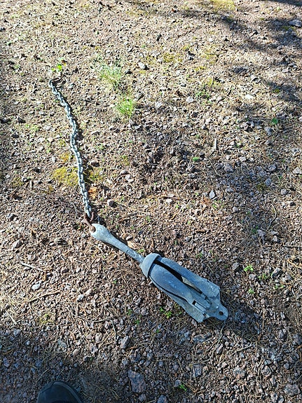 6 kg avattava naara-ankkuri ketjulla