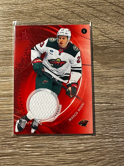 Upper Deck Marco Rossi Red Jersey Minnesota Wild