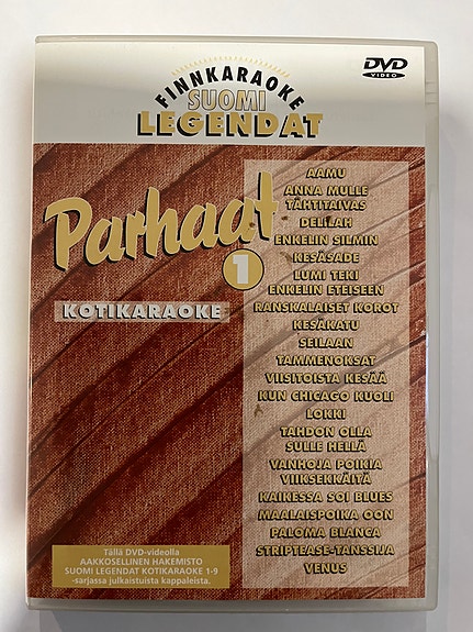Finnimix Suomi Legendat Parhaat 1 kotikaraoke DVD
