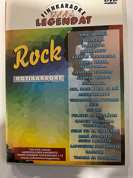 Legendat Rock kotikaraoke DVD