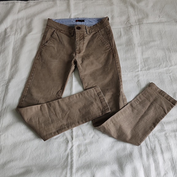 Dressmann miesten chino-housut koko 29-32, slimfit