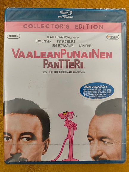 Vaaleanpunainen pantteri (Blu-ray) Suomipainos *UUSI*