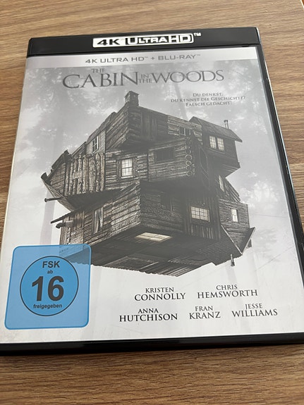 The Cabin in the Woods 4K blu ray elokuva