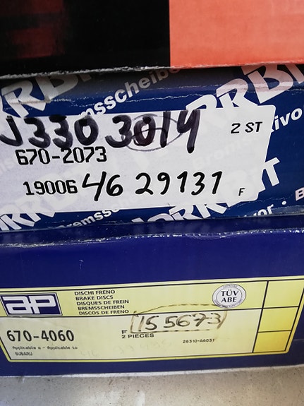 Subarun uutta varaosaa