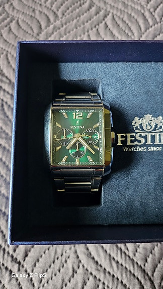 Festina miesten rannekello teräsrannekkeella
