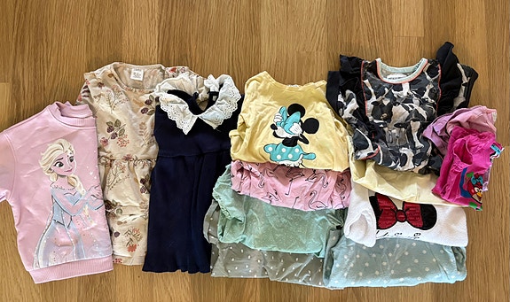Mekot, t-paidat ja pitkähihaiset paidat, paketti 92