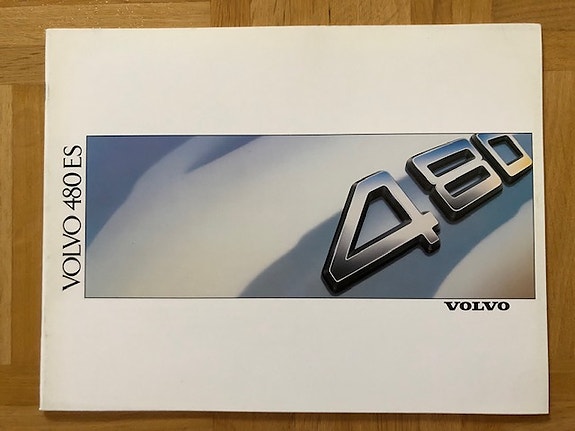 Esite Volvo 480 ES vuodelta 1988